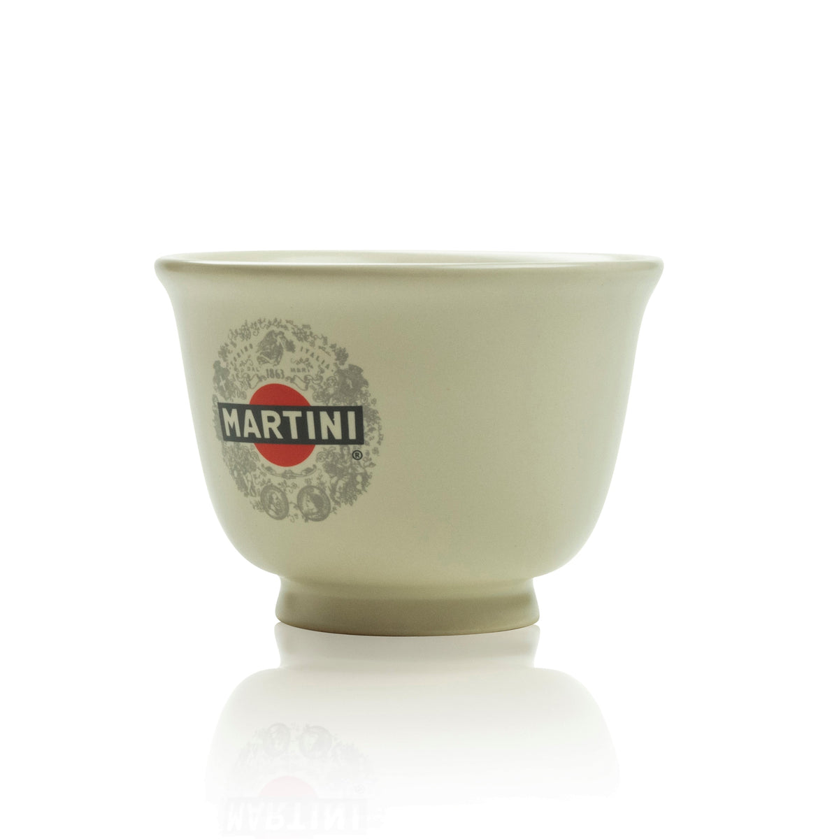 6x Martini Vermouth Bowl Clay Snacks Beige – View 3