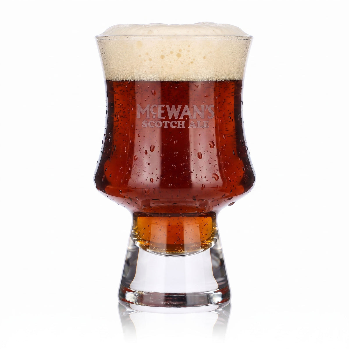 6 McEwan’s Beer Glasses, 0.34 L Scotch Ale (Set of 6) – View 2