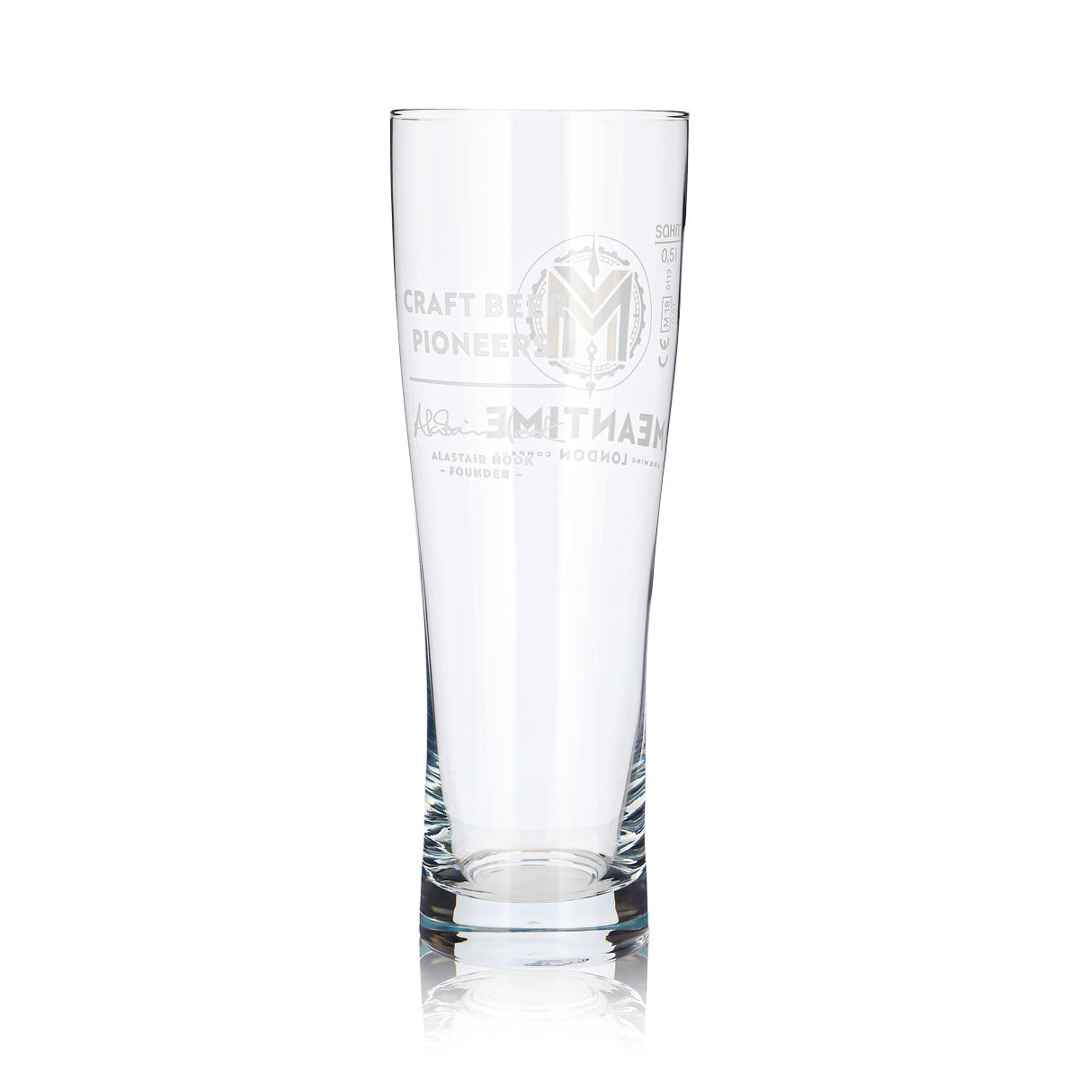 6 Meantime Beer Glasses, 0.5 L, "Craft Beer Pioneers" Sahm – View 6