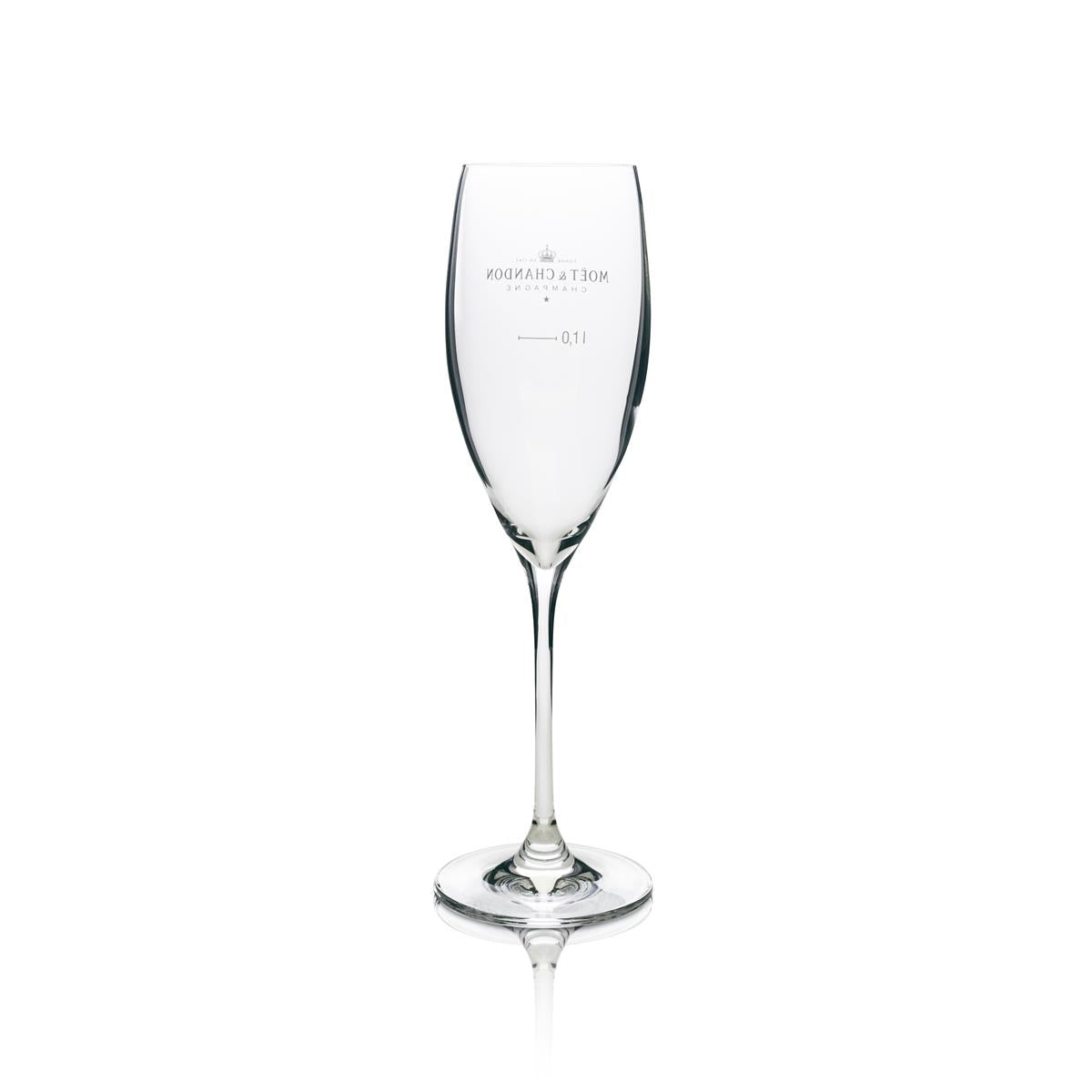 6x Moet Chandon Glass 0.1l Champagne Flute Imperial Flute Goblet Sparkling Wine Secco – View 3