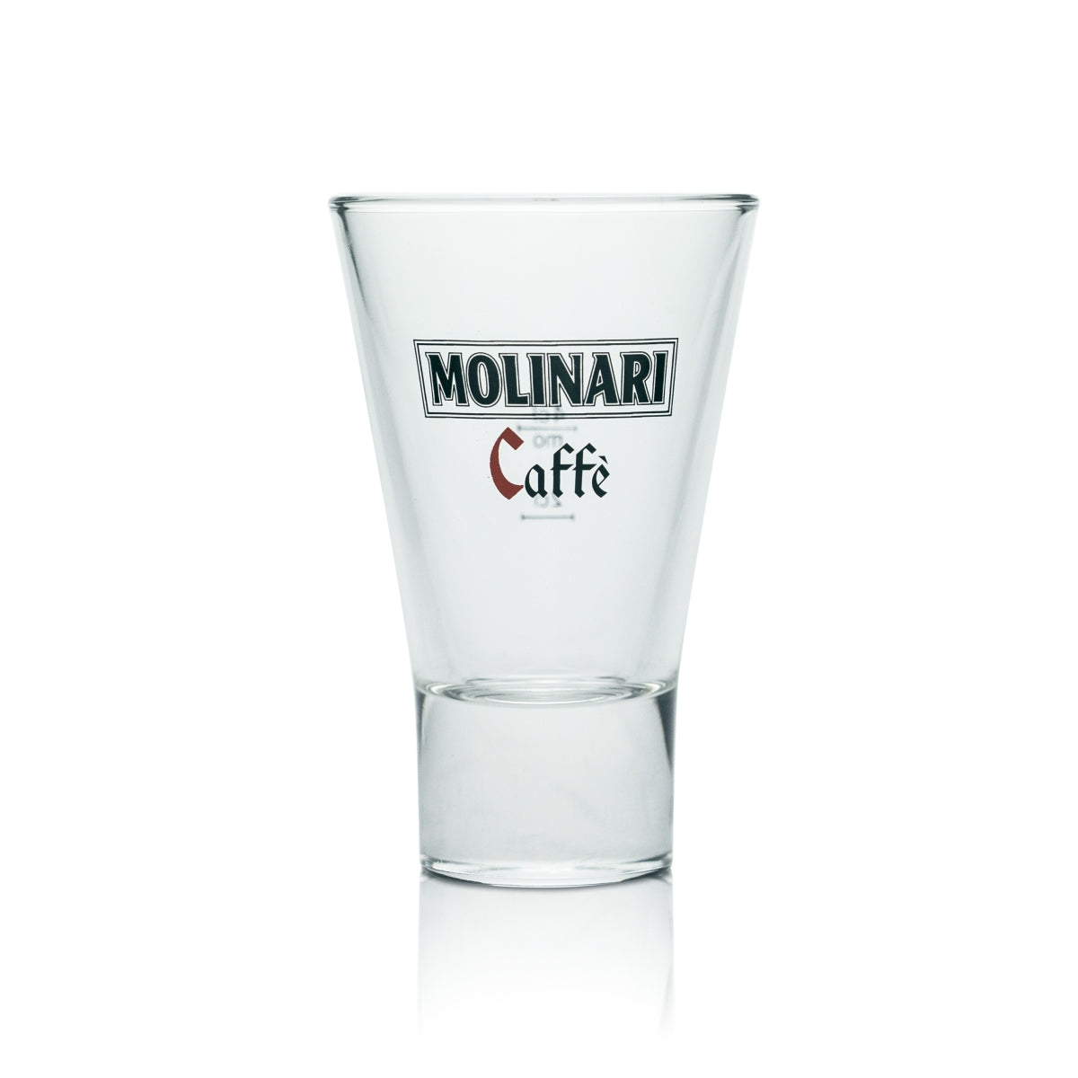 6x Molinari Glass 0.13l Tumbler Caffe Sambuca Gastro Calibrated Short Shot Glass – View 2
