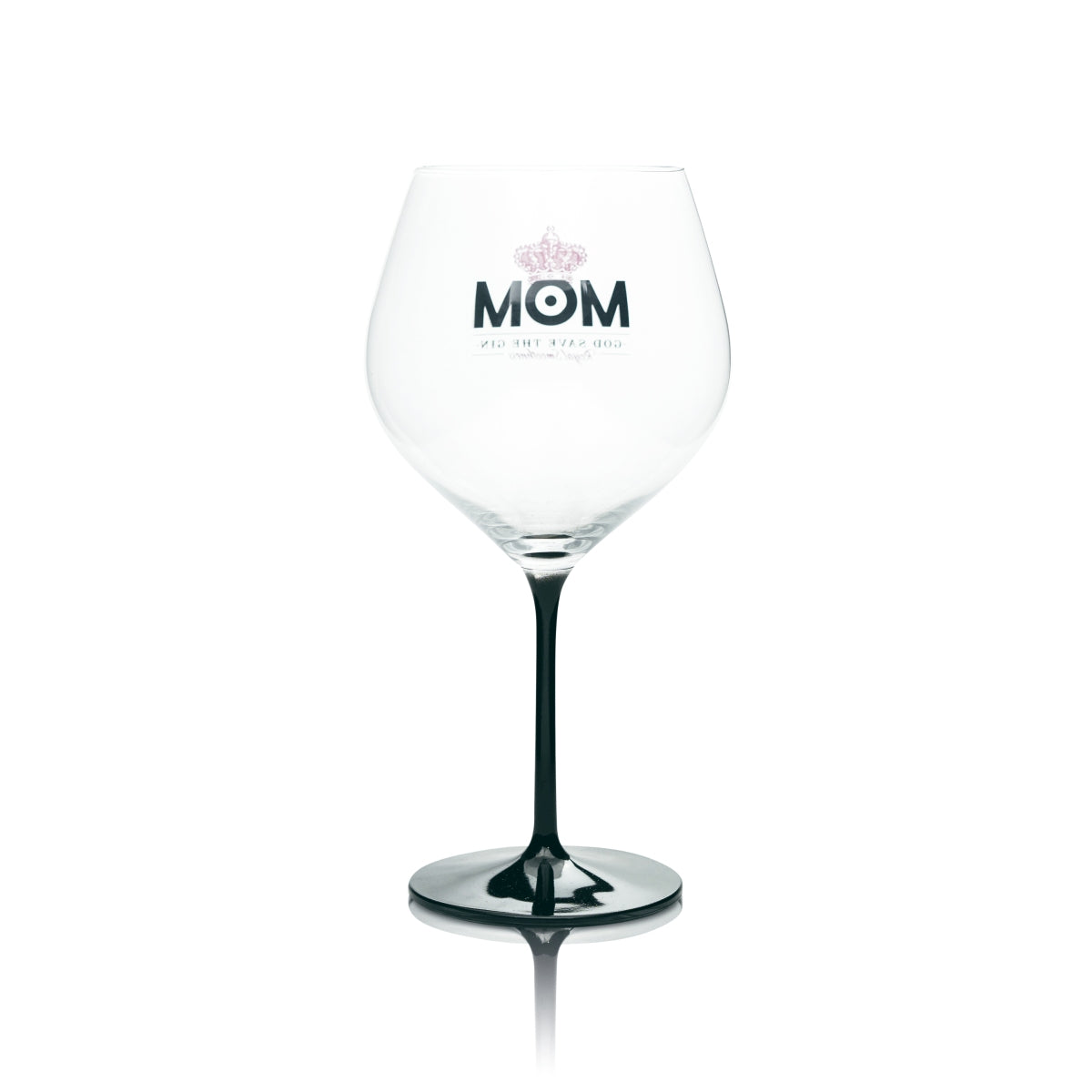 6x MOM Gin Glass 0.75l Balloon Glasses Ritzenhoff Black Stem Pink London Bar – View 3