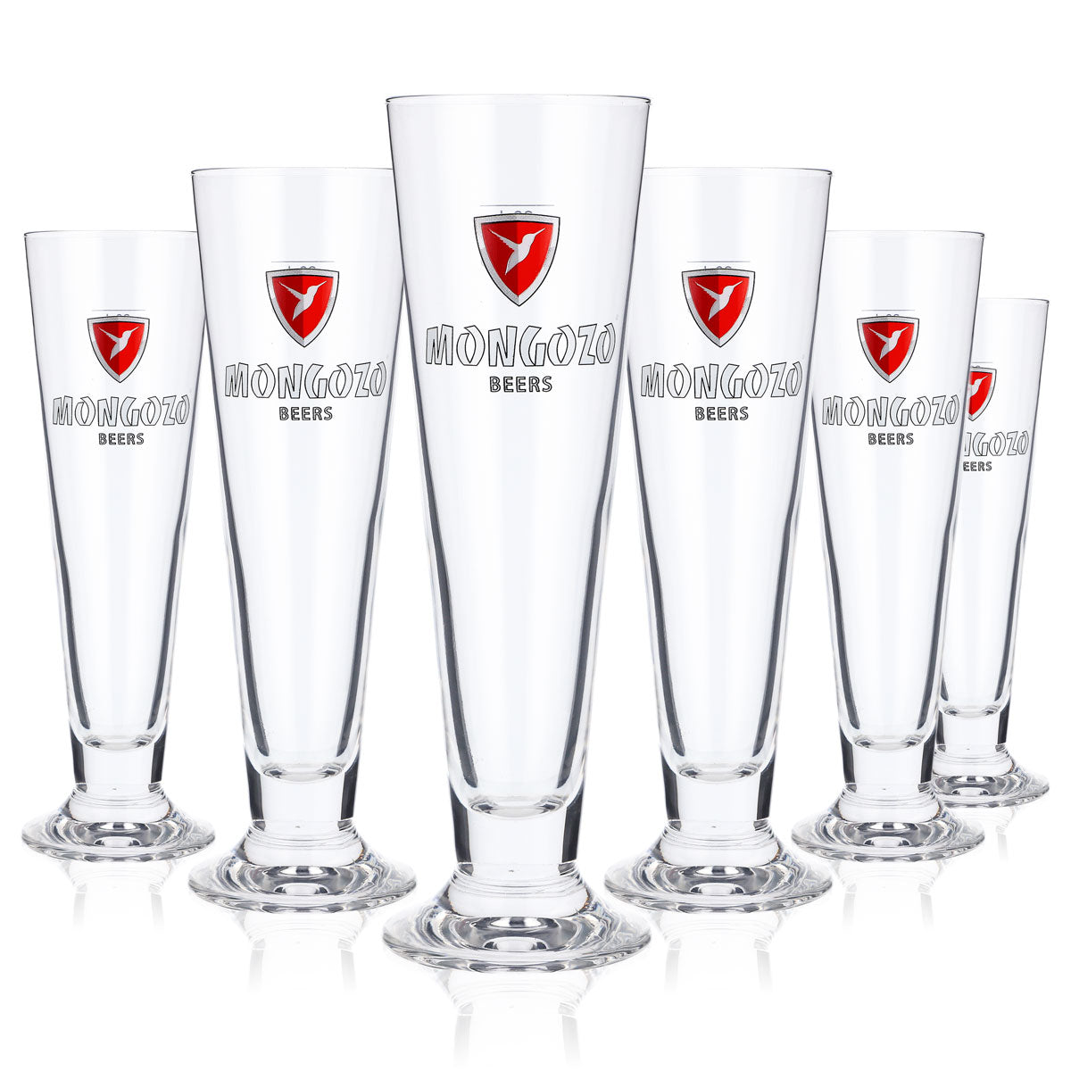 6x Mongozo beer glass 0.2l goblet glass tulip glass beer glasses – View 5
