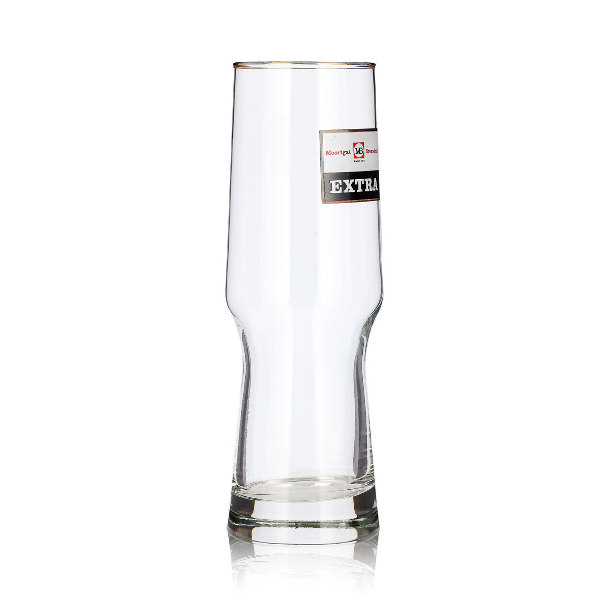 6 Moortgat Beer Glasses, 0.3 L "Extra" Mugs with Gold Rims – View 4