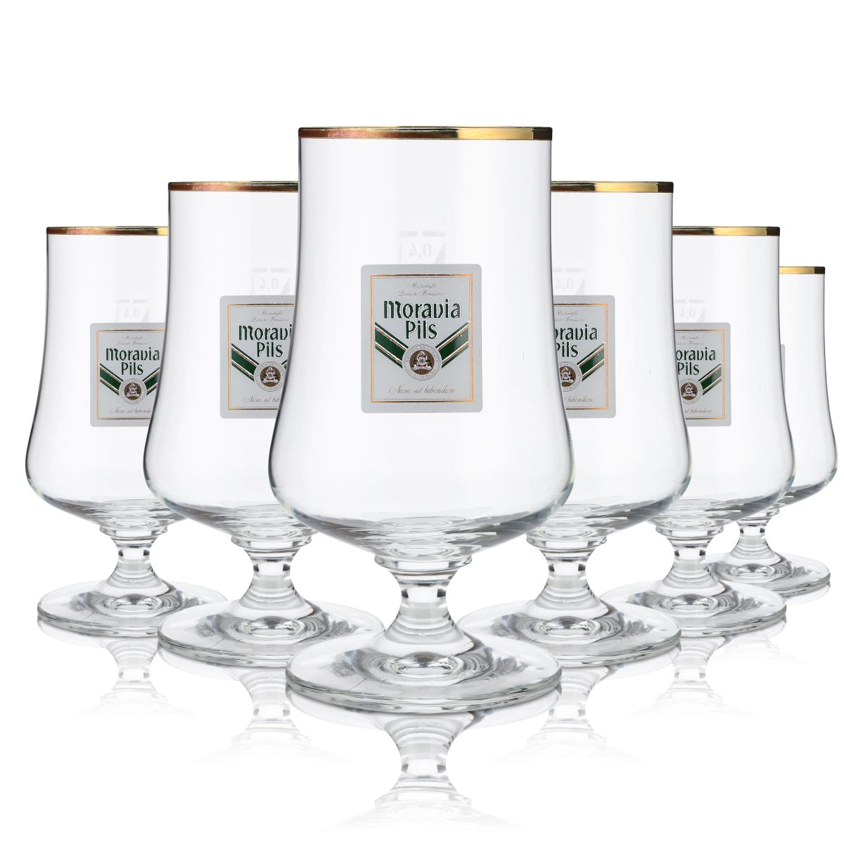 6x Moravia beer glass 0.4l Pilsner glasses Cup glass Beer glasses Ritzenhoff
