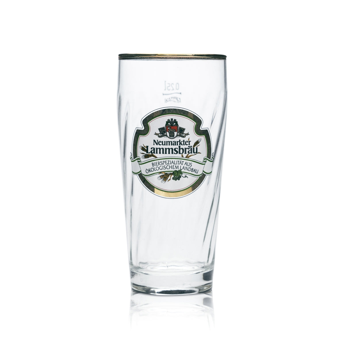 6x Neumarkter Lammsbräu beer glass, 0.25 l mug with gold rim, brewery glasses, catering – View 2