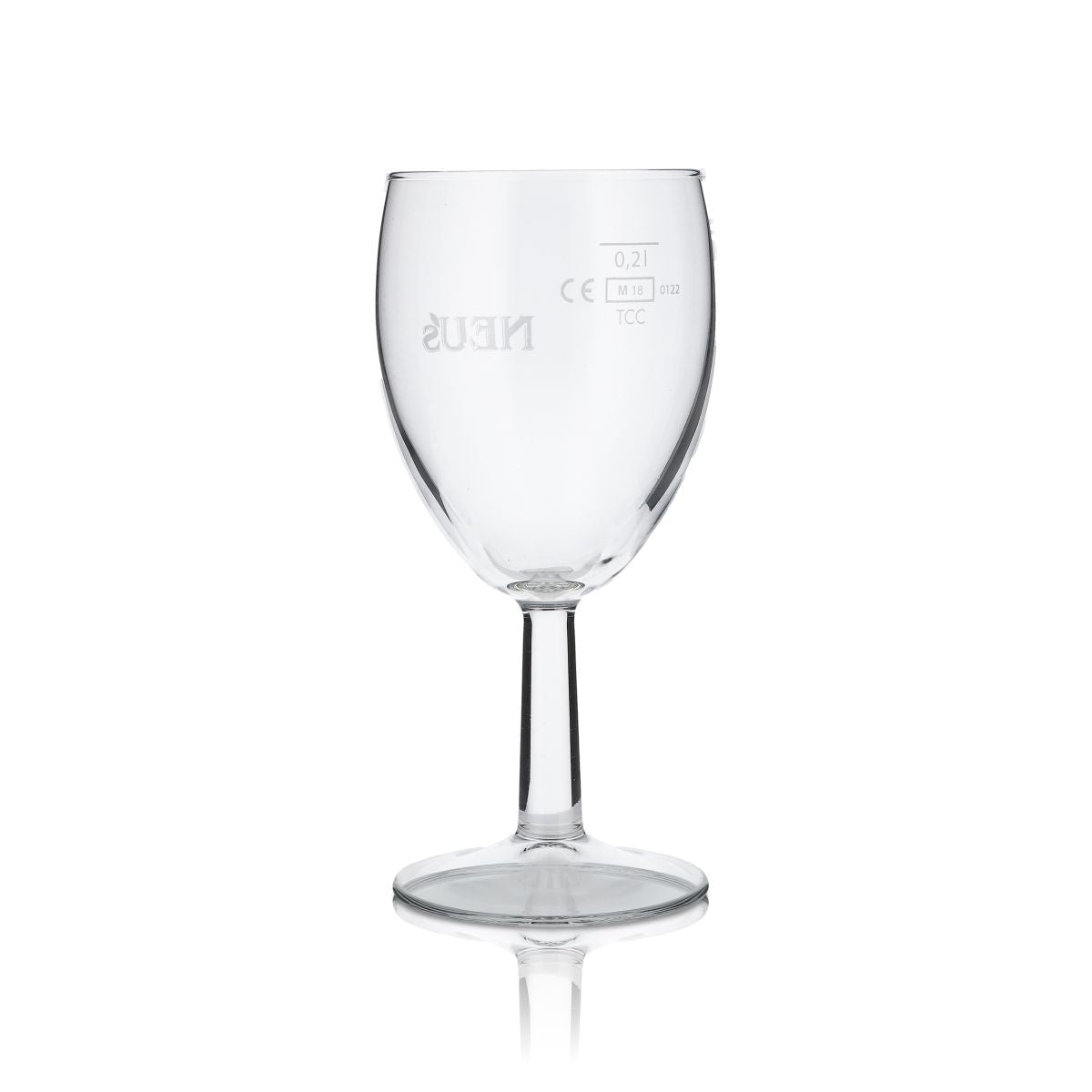 6x Neus glass 0.2l goblet glasses set TCC Saxon juice mineral water sparkling Gastro – View 3