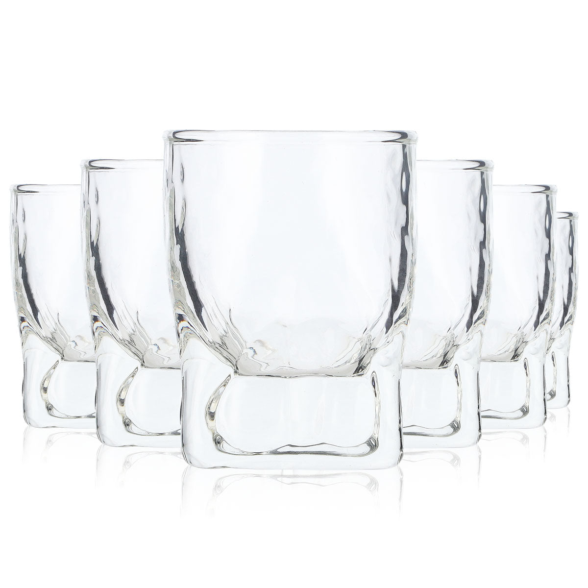 6x No Branding Glass 4cl Stamper Short Shot Glass Grain