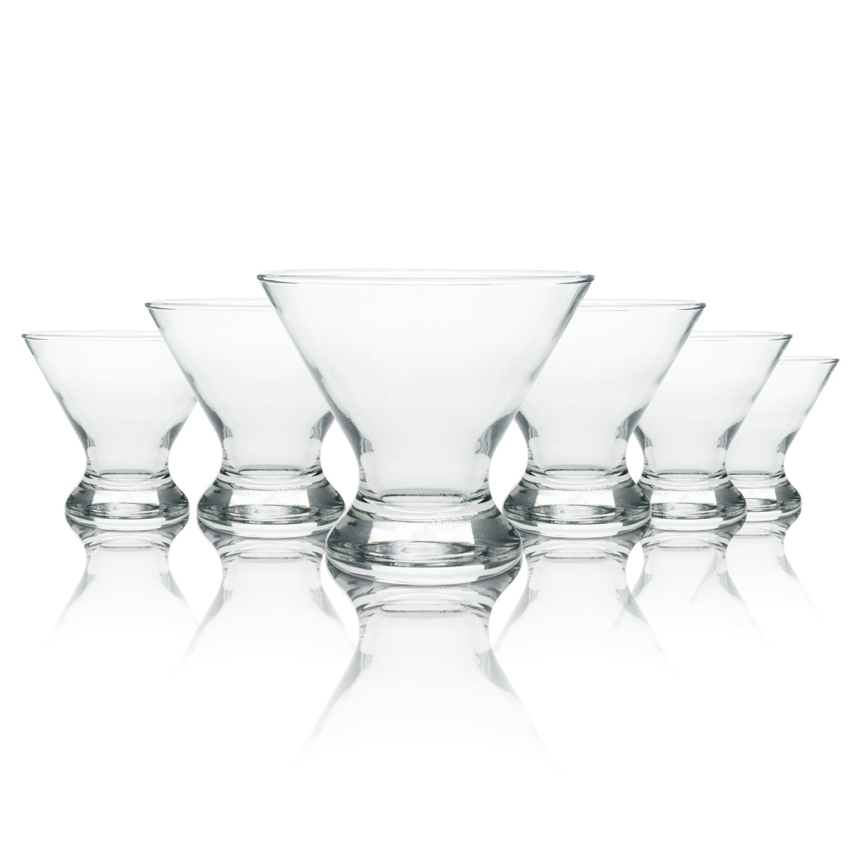 6x No Name Glass Tumbler 21cl Bolero