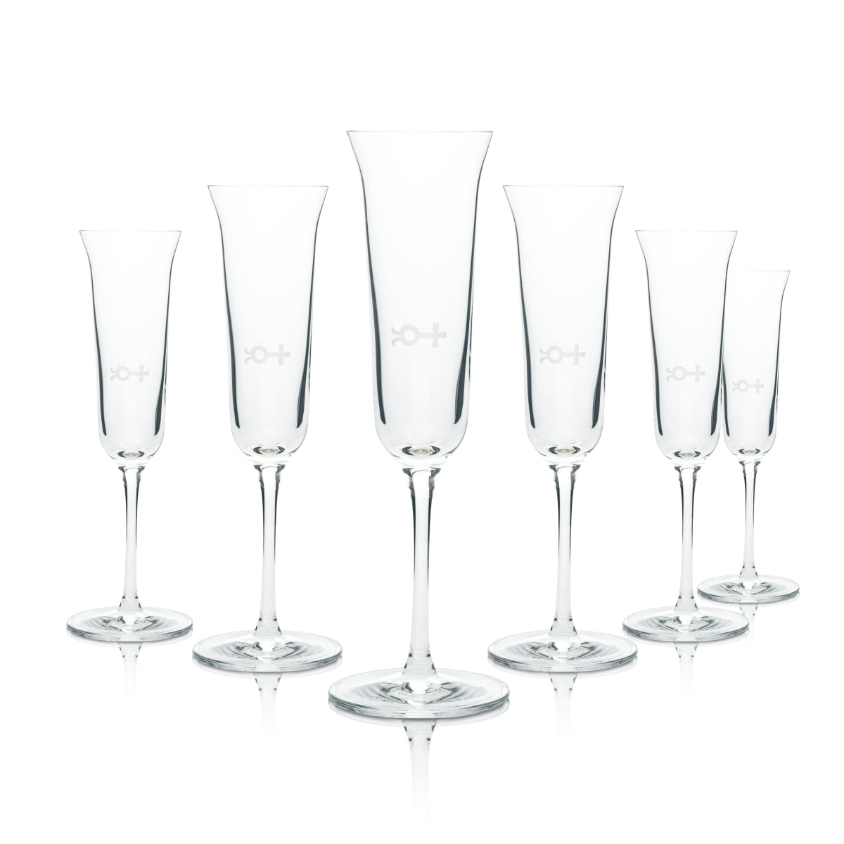 6x Nonino Schnapps Glass Distillatori in Friuli dal 1897 Flute 4cl