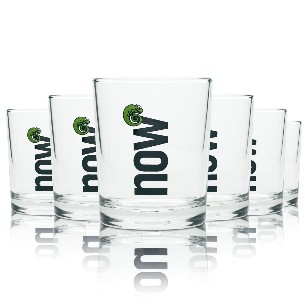 6x Now Lemonade Glass 0.15l Tumbler Caravelle Chameleon Glasses Juice Hotel Bar