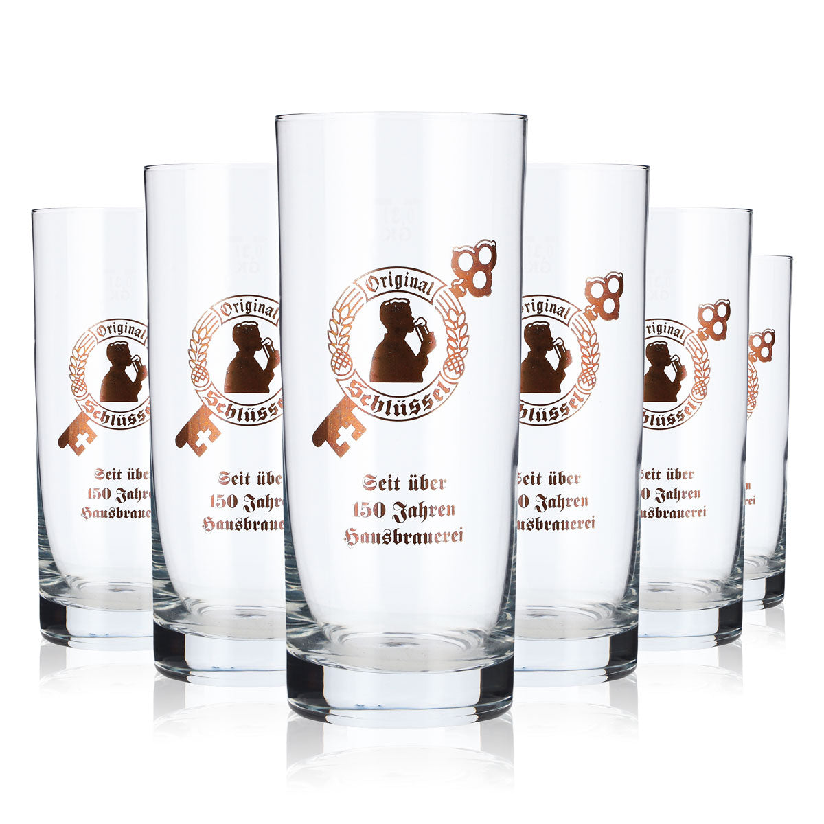 6x Original Schlüssel Beer Glass Altbier Glasses 0.3l Stange Ritzenhoff Cristal – View 5