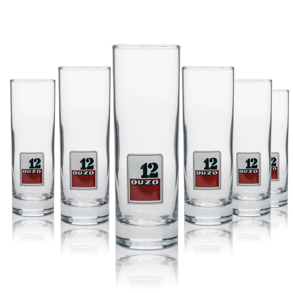 6x Ouzo liqueur glass Ouzo 12 22cl RKL