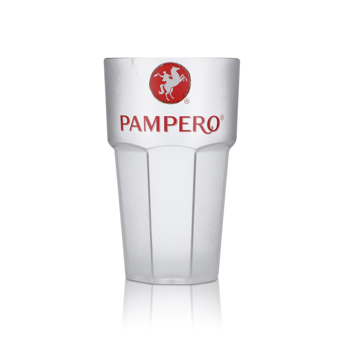 6x Pampero rum, glasses, acrylic plastic cups, transparent design – View 2