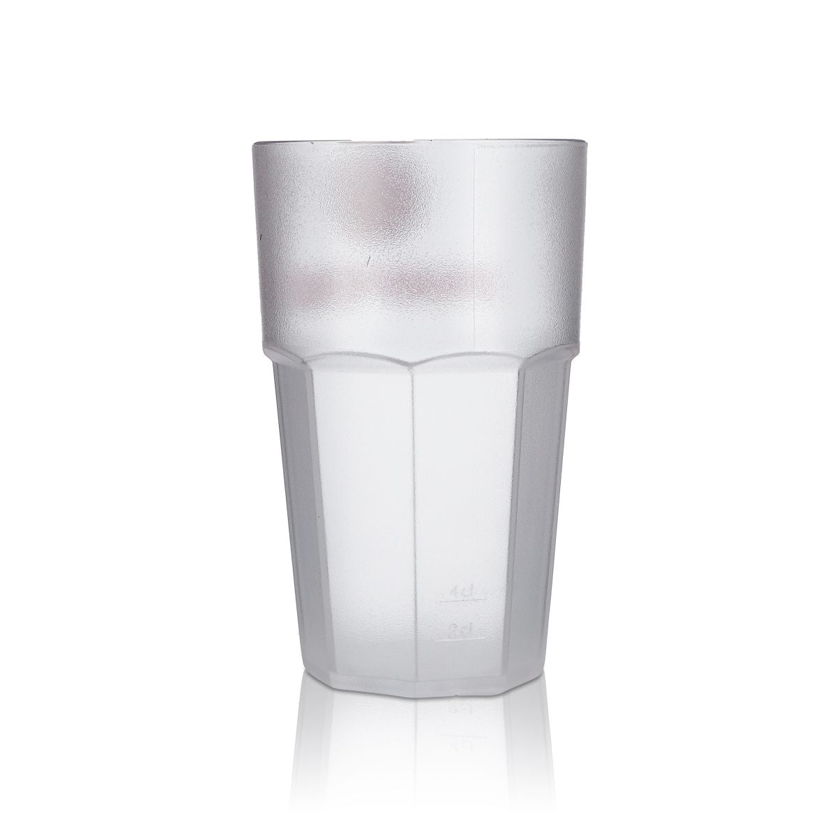6x Pampero rum, glasses, acrylic plastic cups, transparent design – View 3