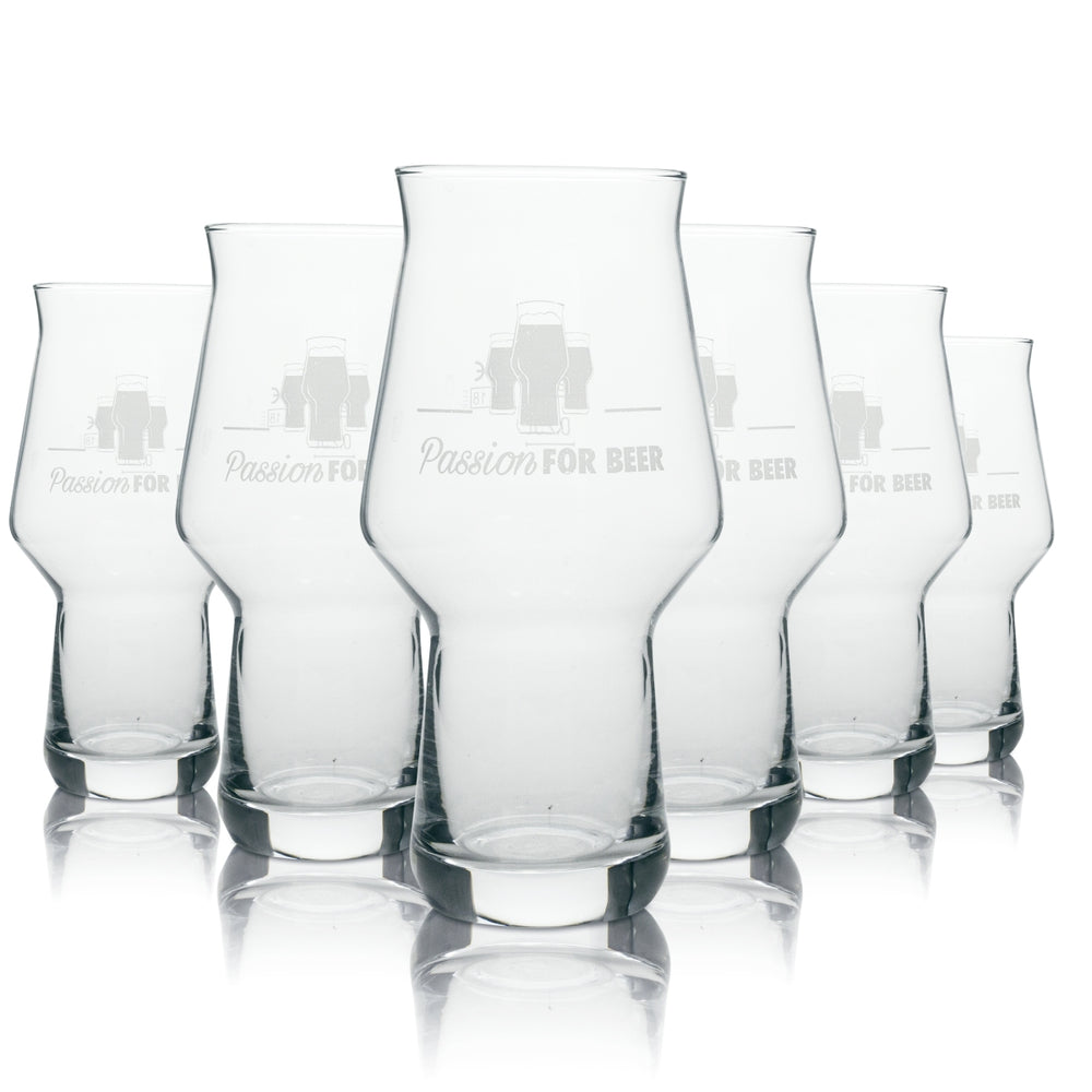 6x Passion for Beer Beer Glass Tumbler Craft Master One 300ml Rastal