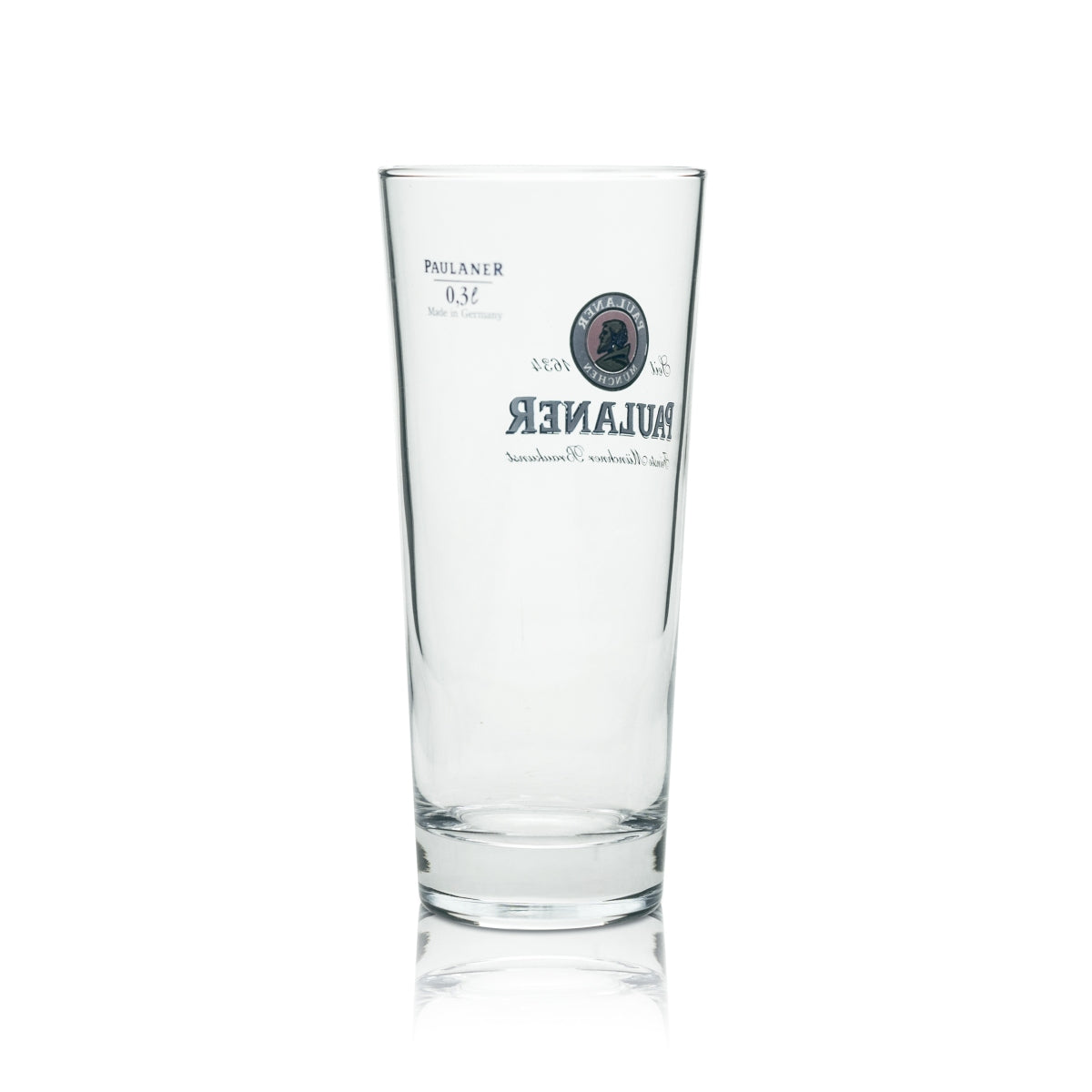 6x Paulaner beer glass 0.3l mug Frankonia Sahm Willi glasses Light brewery – View 3
