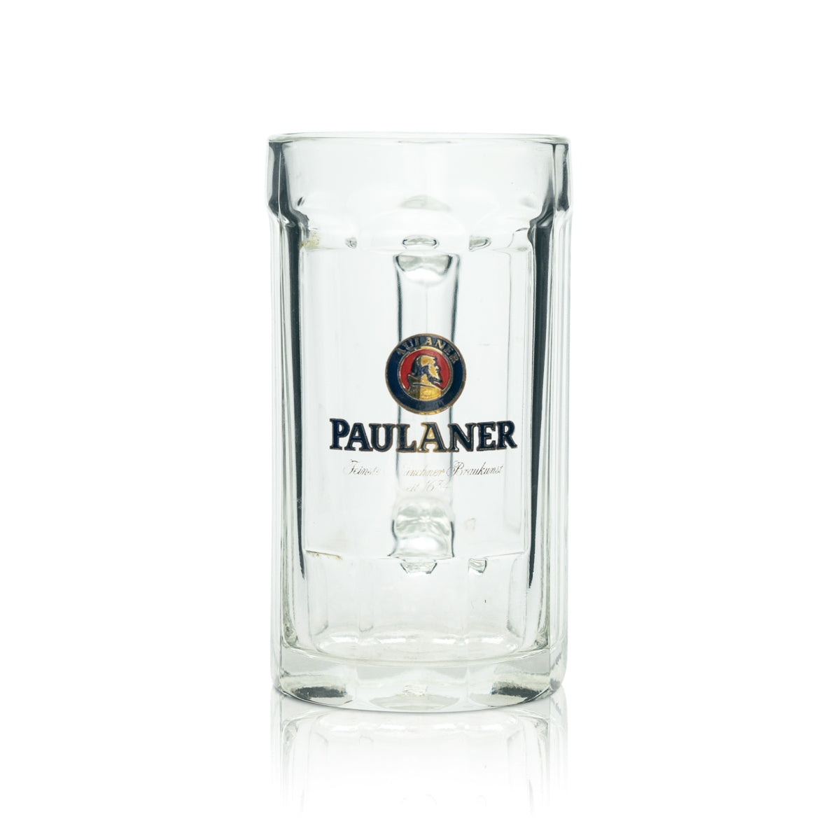 6x Paulaner beer glass 0.3l mug with handle Sahm Seidel glasses Pils mugs Tankards – View 2