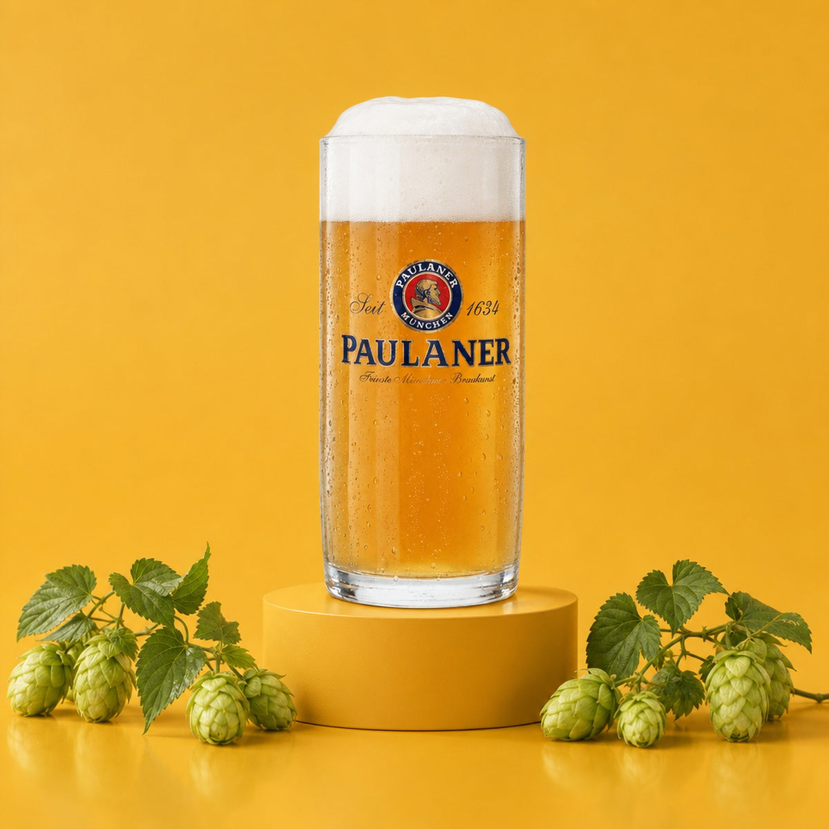 6x Paulaner beer glass 0.3l mug Pils Seidel Sahm Henkel glasses tankards Beer