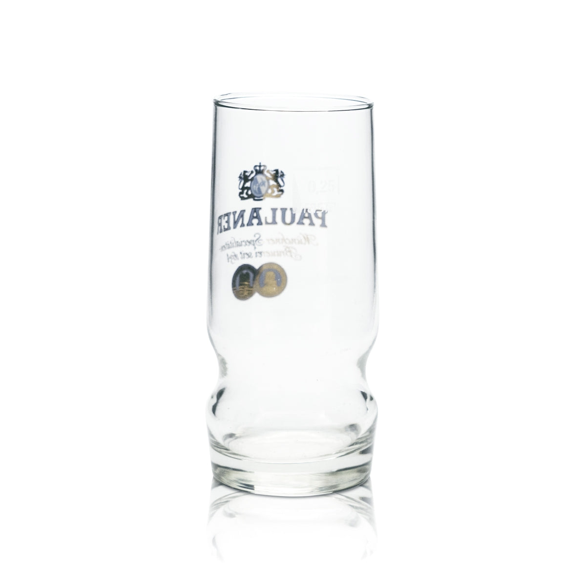 6x Paulaner Glass 0.25l Beer Mug Contour Glasses Brewery Bavaria Gastro Light – View 3