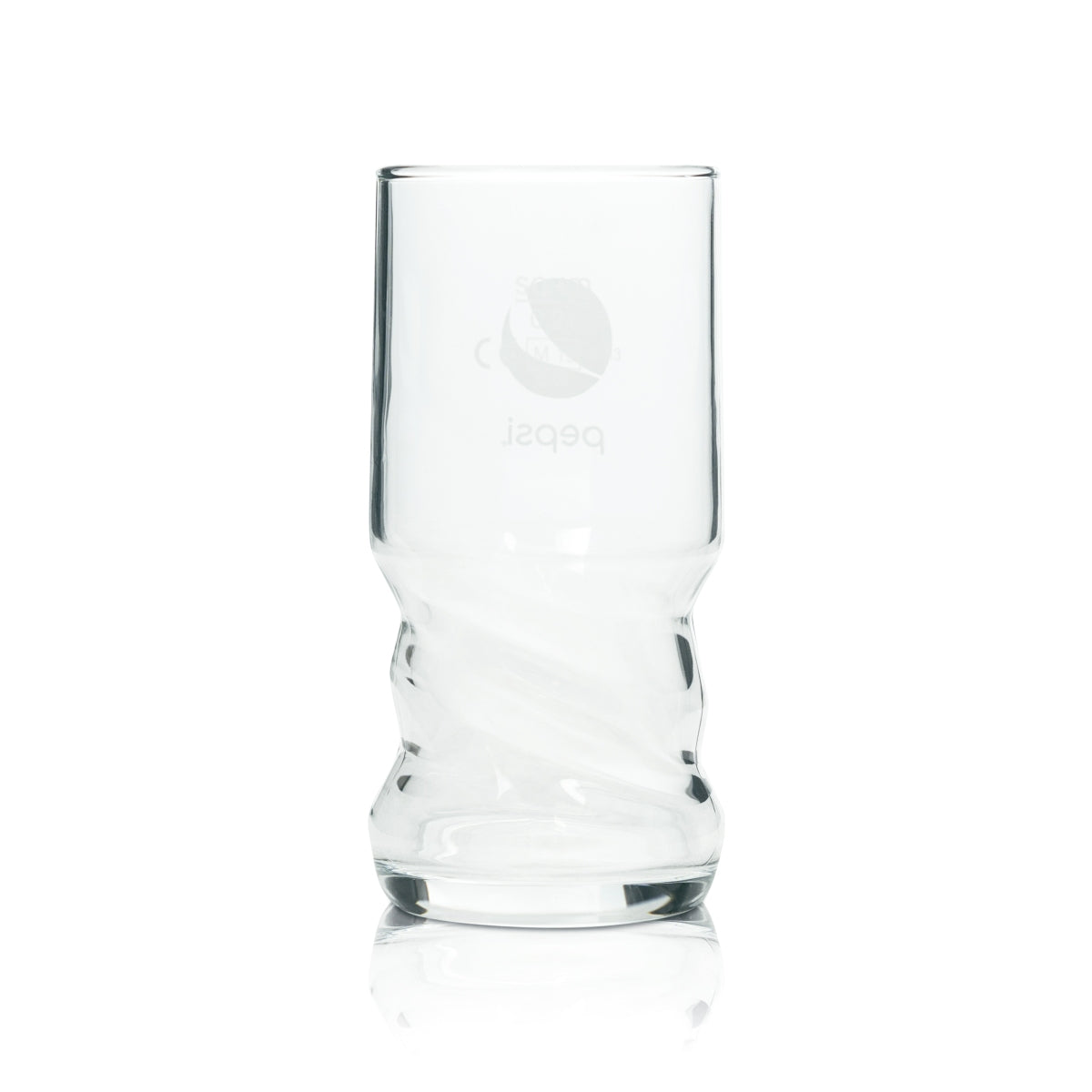6x Pepsi Cola Glass 0.2l Cup AXL Sahm Swing Form Glasses Coke Cola Calibrated – View 3