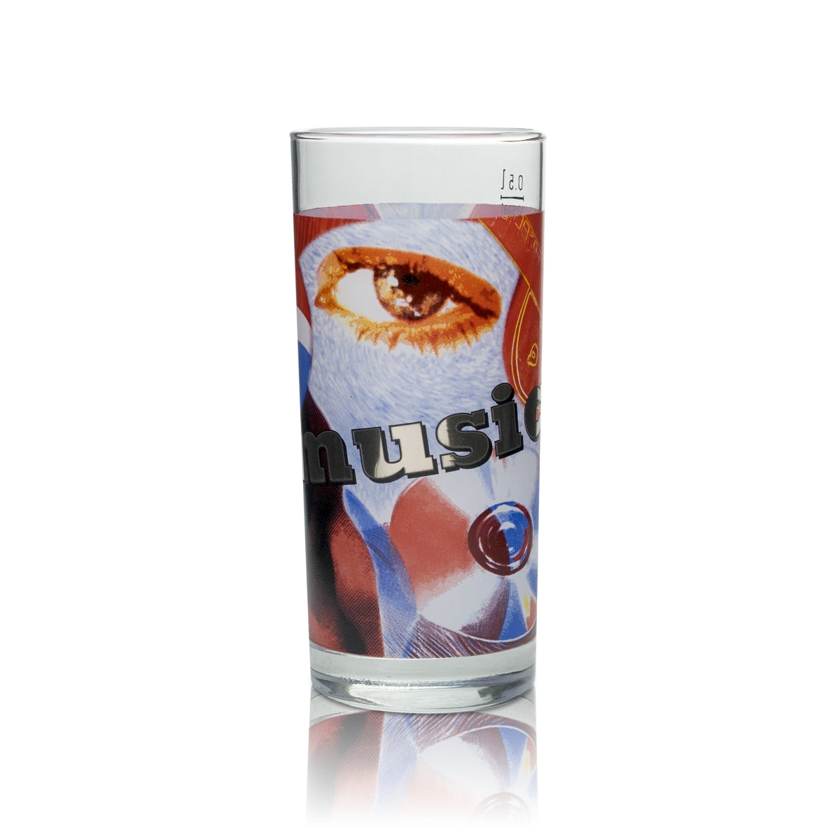 6x Pepsi Glass 0.5l Retro Mug "Music" Glasses Nostalgia Edition Collector's Cola – View 4