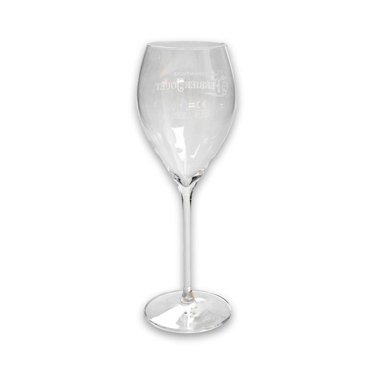 6x Perrier Jouet Champagne Glass Flute Old Logo – View 3