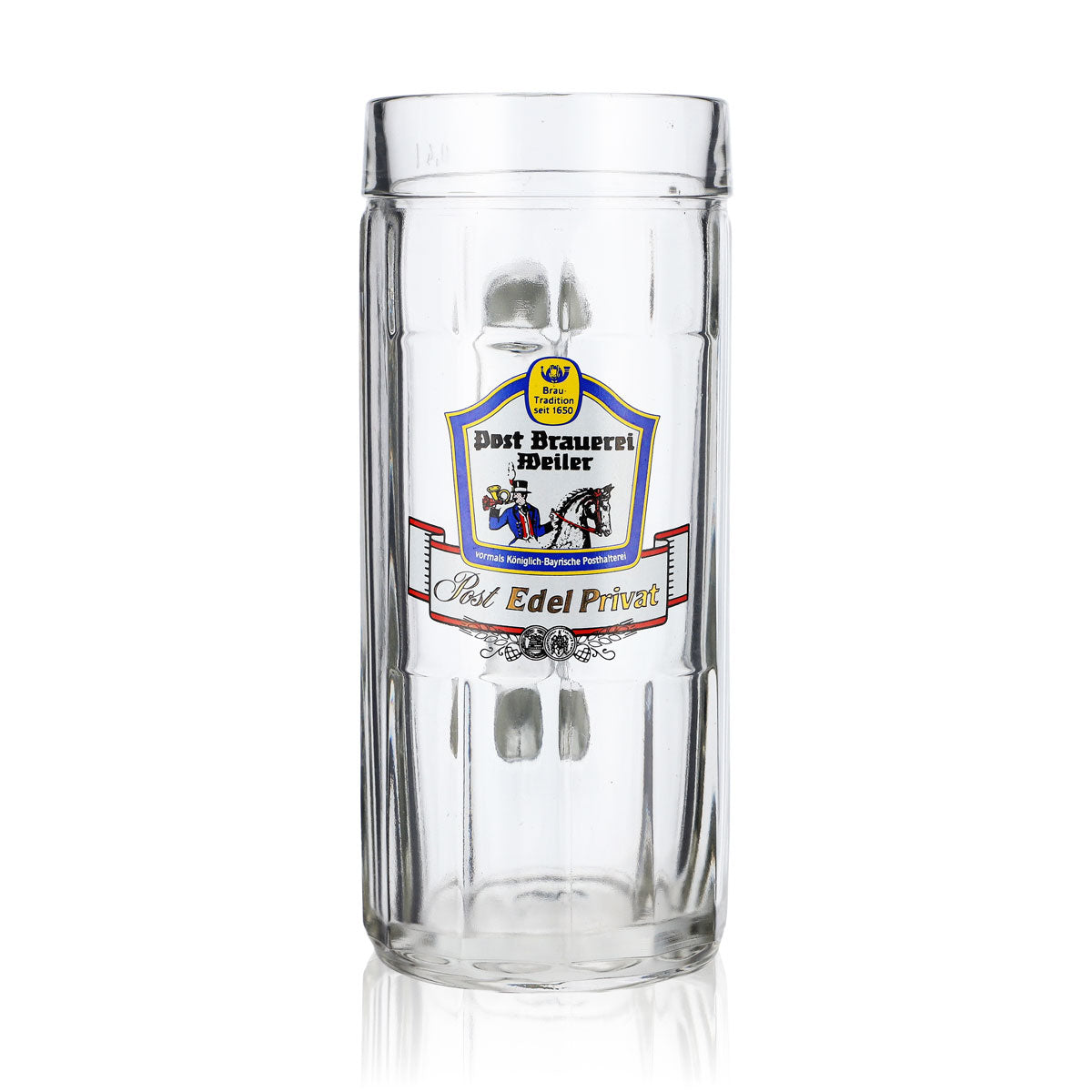 6x Post Brewery Weiler Beer Glass Beer Mug 0.4l Jug Rastal Fralkenstein – View 2