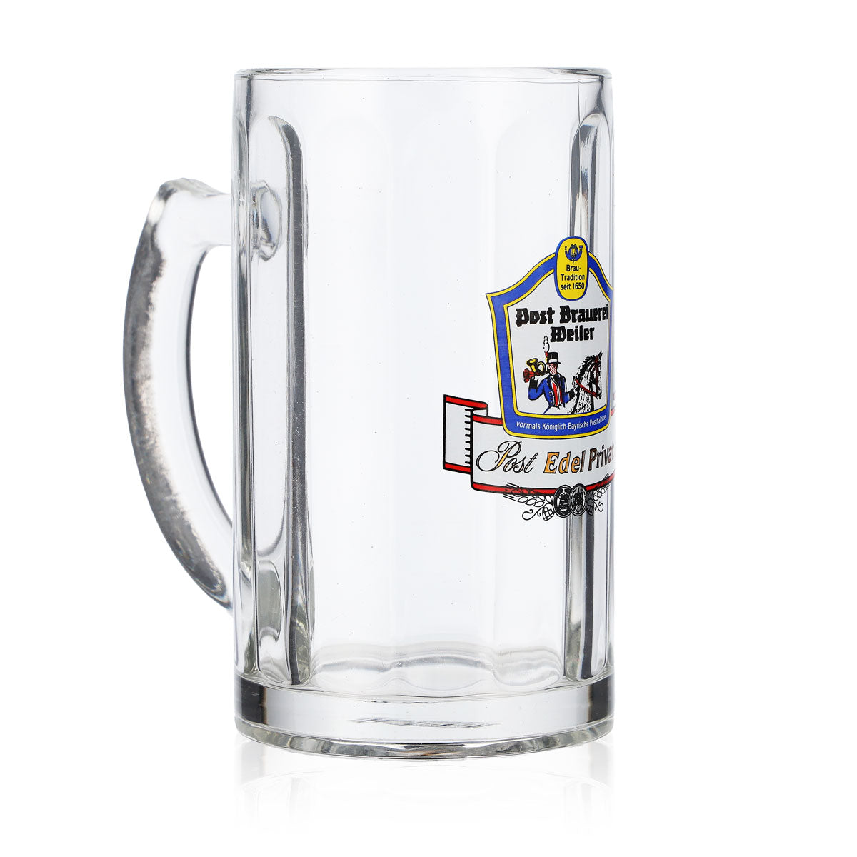 6x Post Brewery Weiler Beer Glasses 0.25l Mug Seidel Rastal Glückauf – View 3