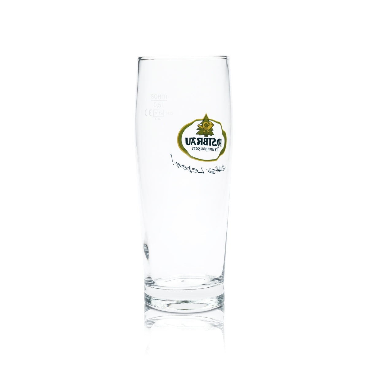 6x Postbräu Thannhausen beer glass 0.5l Willi Becher Trumpf glasses Brewery Beer – View 3