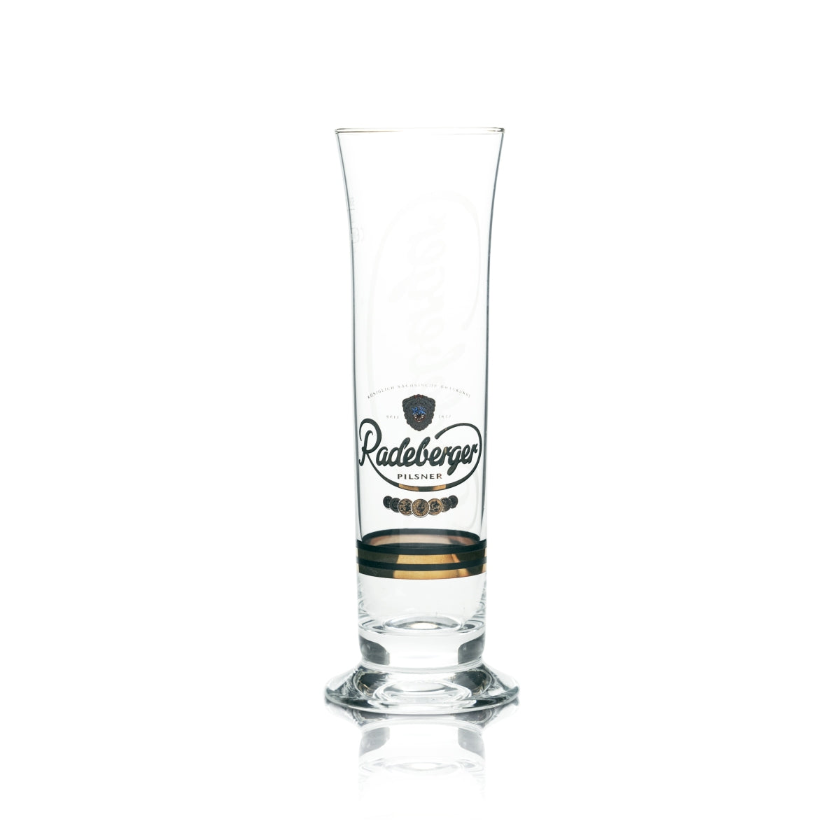 6x Radeberger beer glass 0.2 l trophy logo scene glasses mug brewery beer tulip – View 2
