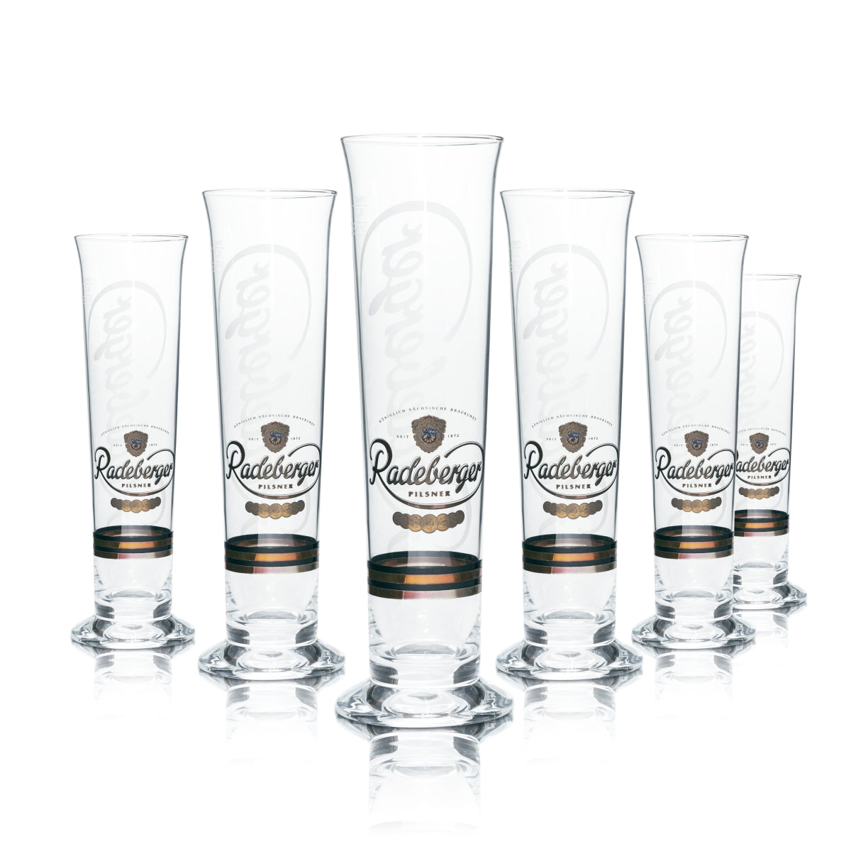 6x Radeberger beer glass 0.3l trophy tulip beer glasses Pils Gastro – View 5