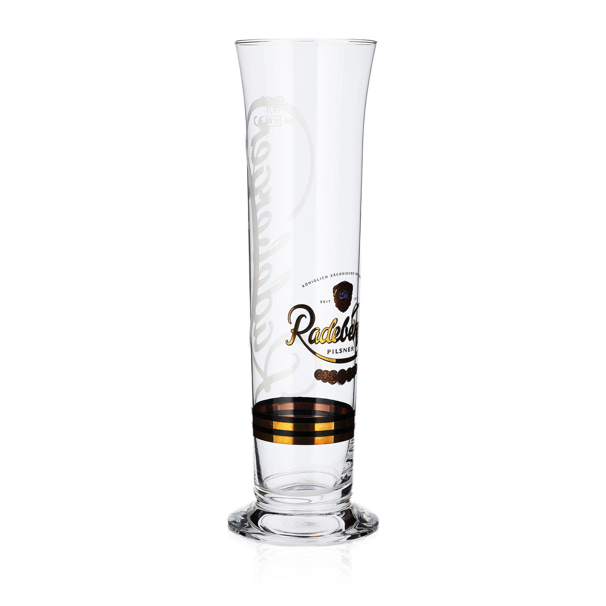 6x Radeberger beer glasses, 0.4 l, tankard, trendy glass, Sahm – View 3