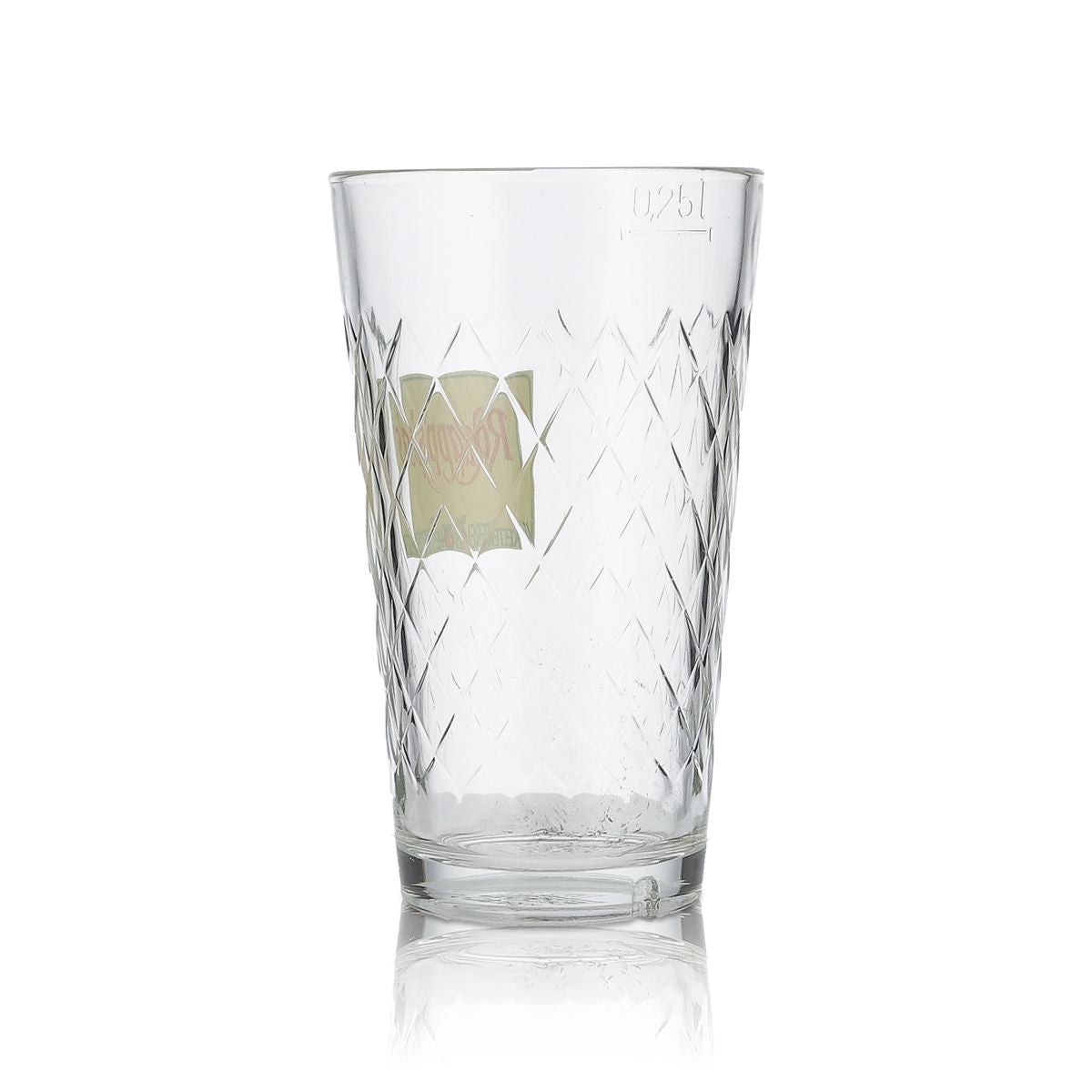 6x Rapps glass 0,25l cider Willi mug glasses set relief cut contour glass – View 3