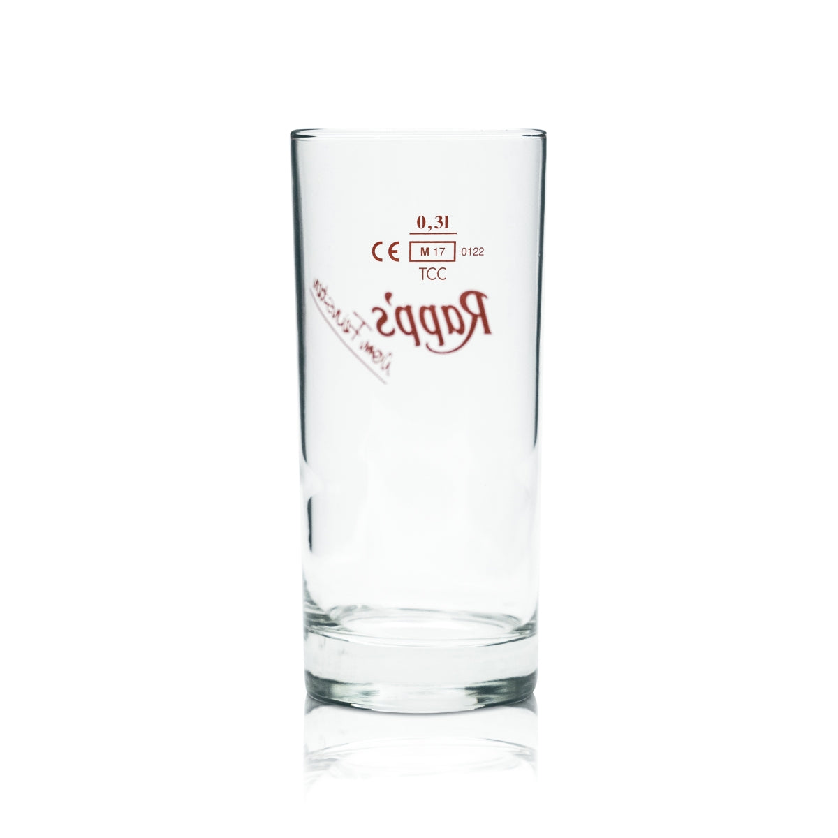 6x Rapps glass 0.3l cup juice mineral water soft drink soda glasses catering oak – View 3