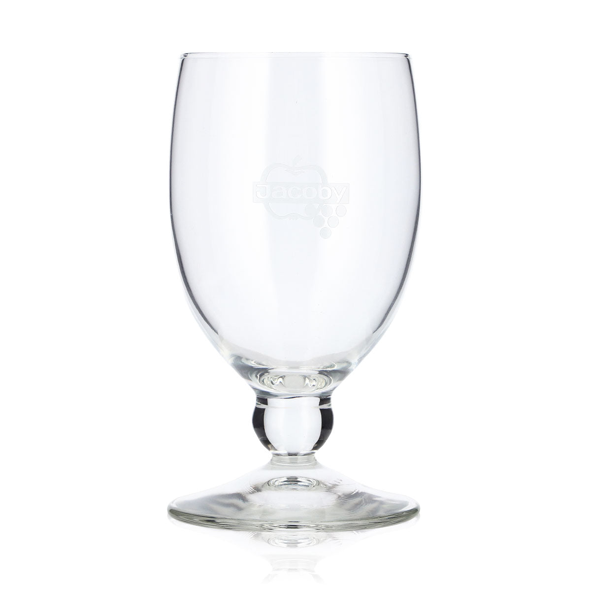 6 Rastal Water Glasses, 0.2 L, Tulip Shape, Jacoby Apple Logo, Beer Glass, Goblet – View 2