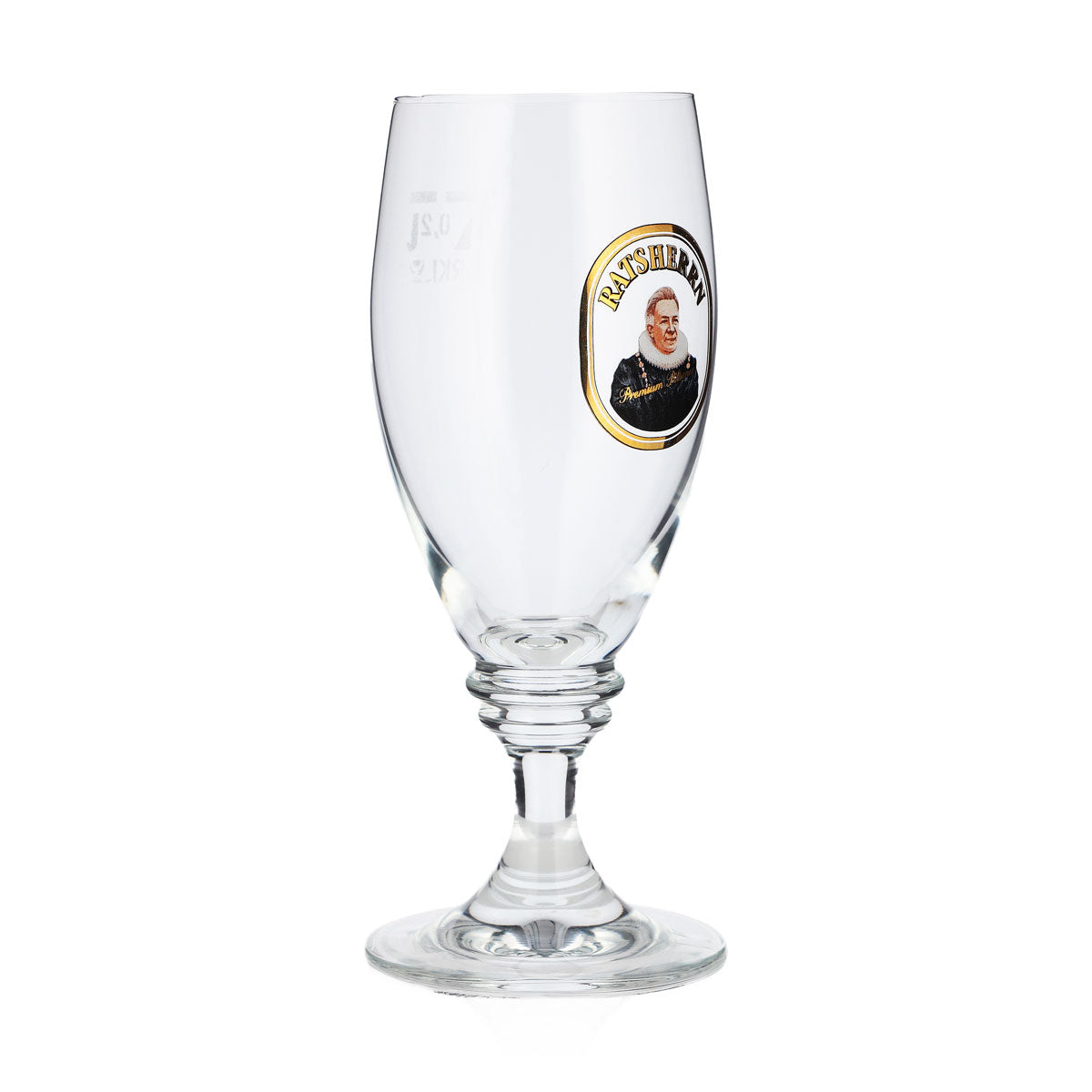 6x Ratsherrn Beer Glasses, 0.2 L, Tulip-Shaped, Deister Ritzenhoff Cristal (Set of 6) – View 3