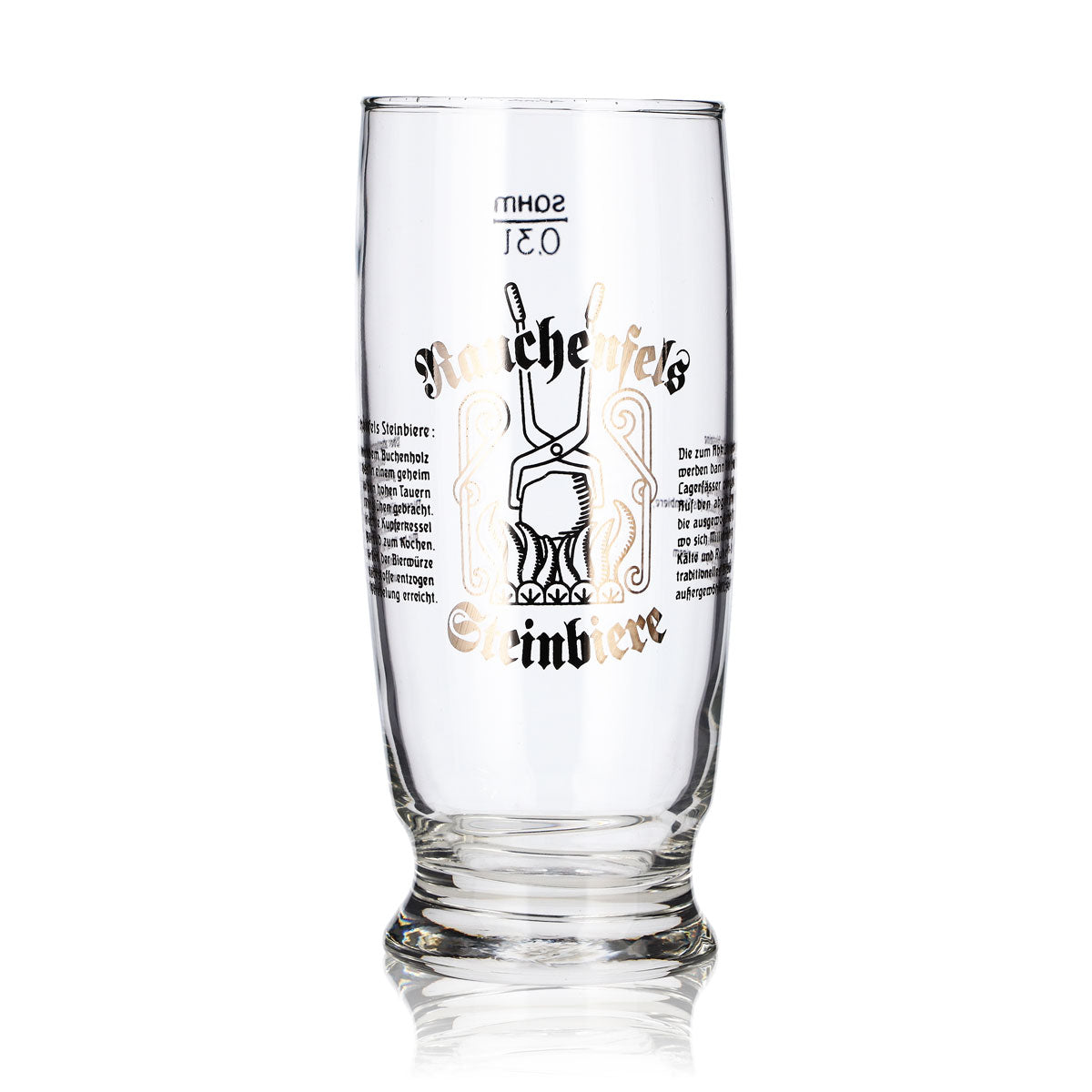 6 Rauchenfels Beer Glasses, 0.3 L, Sahm Main Beer Glasses, Willibecher – View 2
