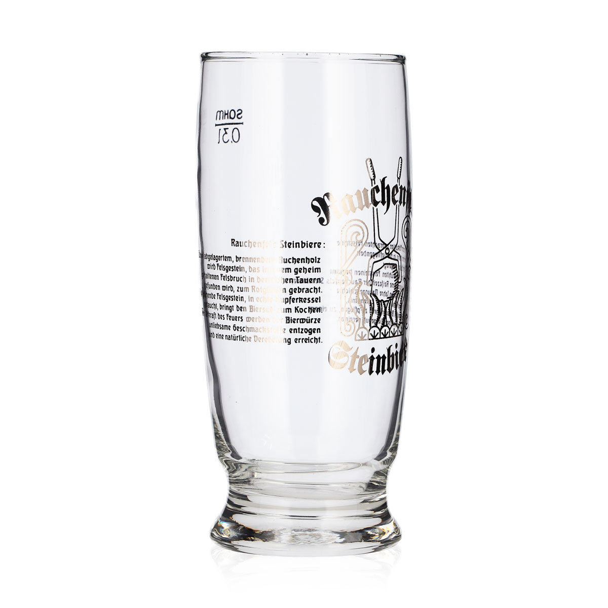 6 Rauchenfels Beer Glasses, 0.3 L, Sahm Main Beer Glasses, Willibecher – View 3