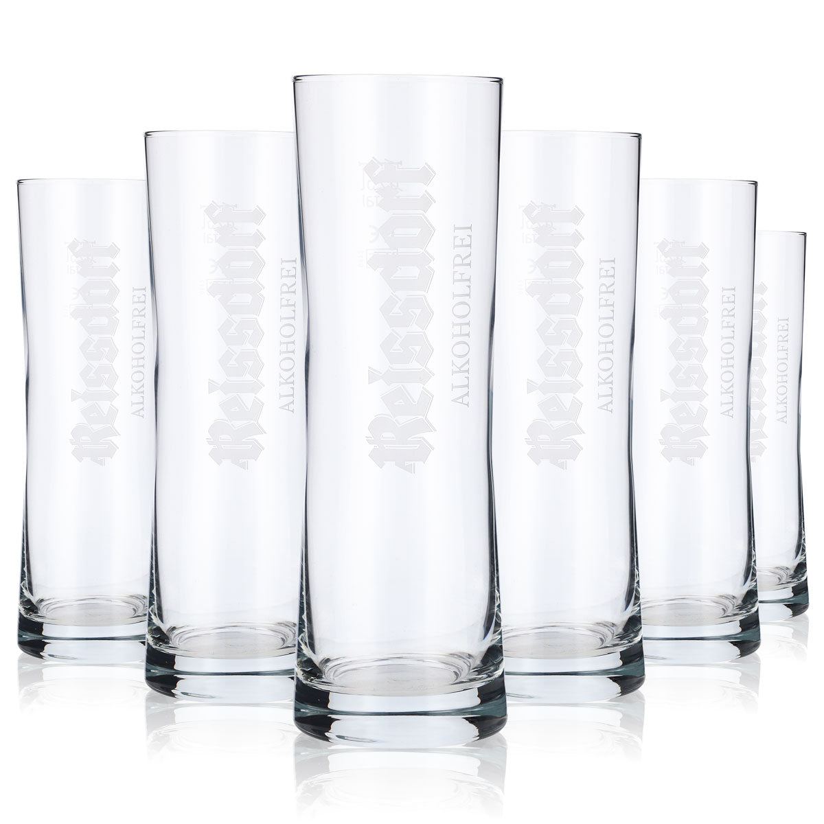6x Reissdorf Beer Glass Non-Alcoholic 0.25 Glasses Mug Logo Satin Finish Bar – View 6