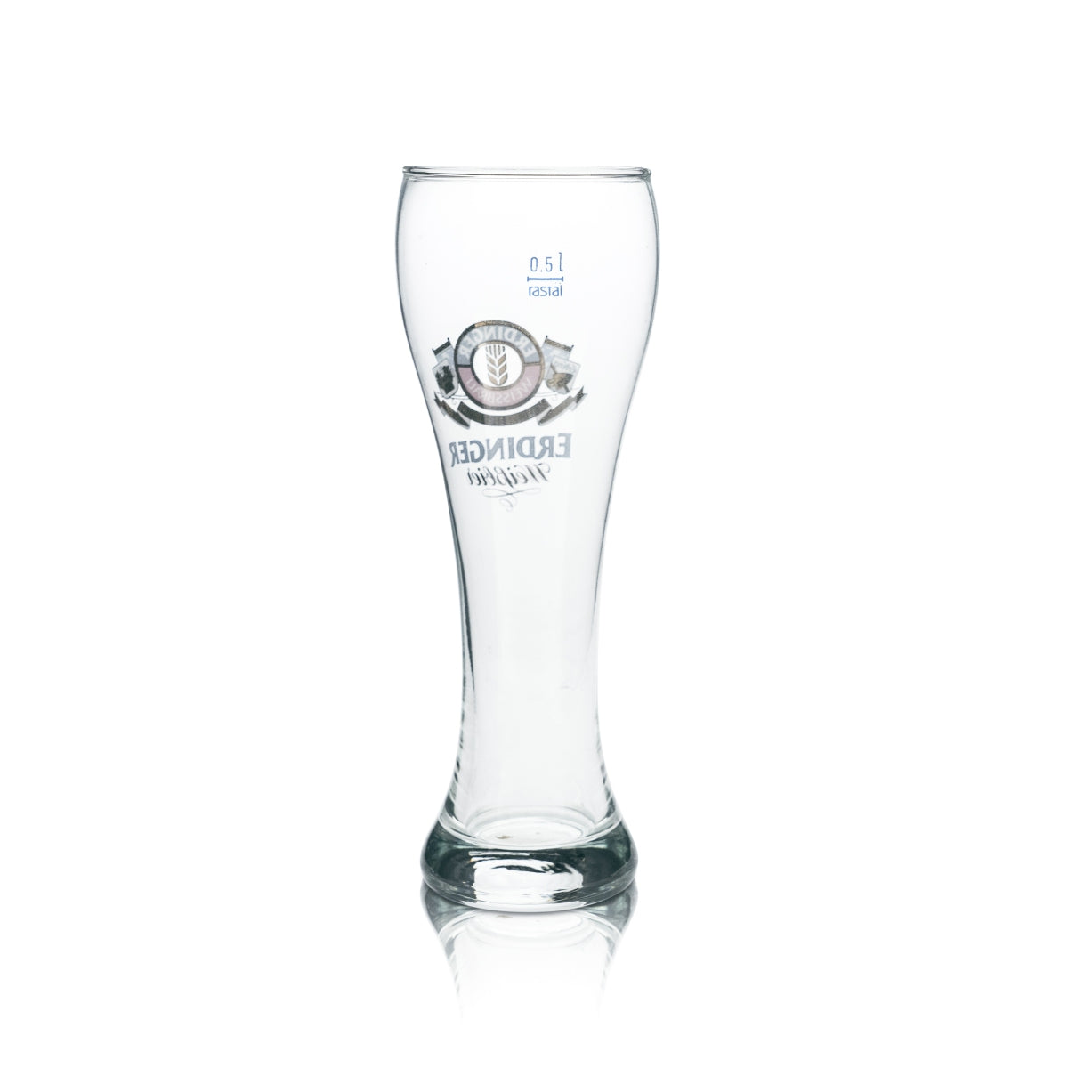 6x Retro Erdinger Wheat Beer Glasses - 0.5l Hefeweizen Glass Set Bavarian Design – View 3