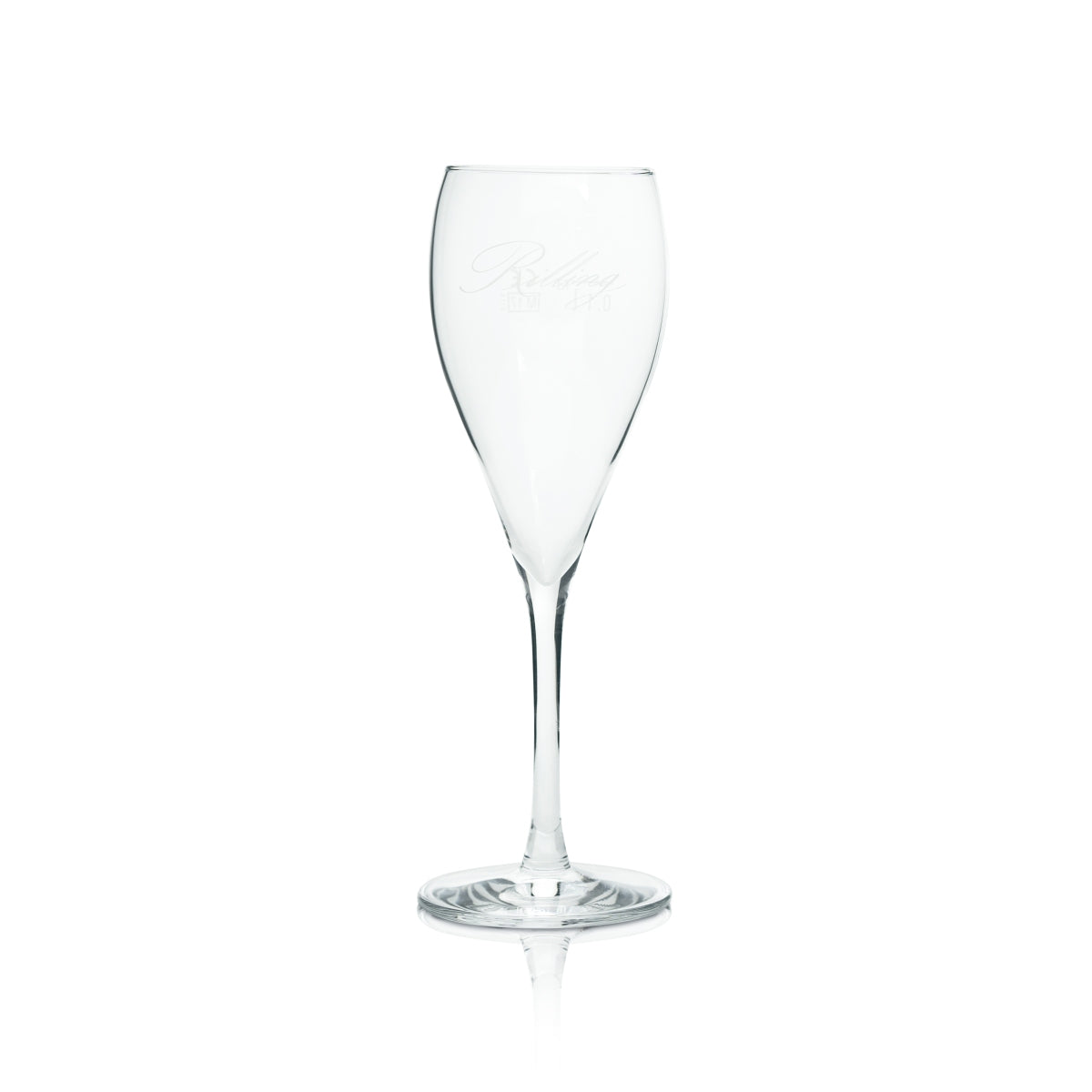 6x Rilling glass 0.2l sparkling wine flute glasses Secco champagne calibrated catering – View 2