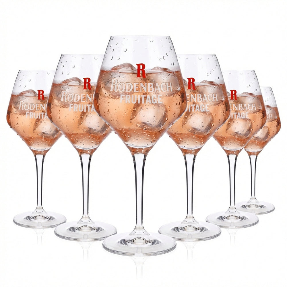 6x Rodenbach Beer Glass 0.25l Balloon Glass Beer Glasses Sommelier Glass "Fruitage"