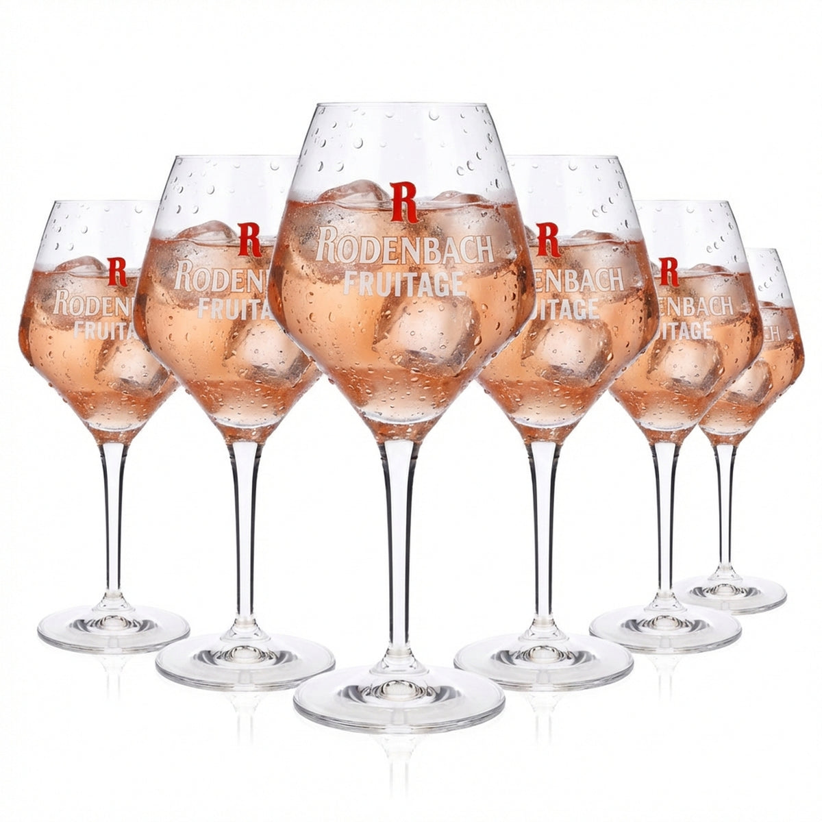 6x Rodenbach Beer Glass 0.25l Balloon Glass Beer Glasses Sommelier Glass "Fruitage"
