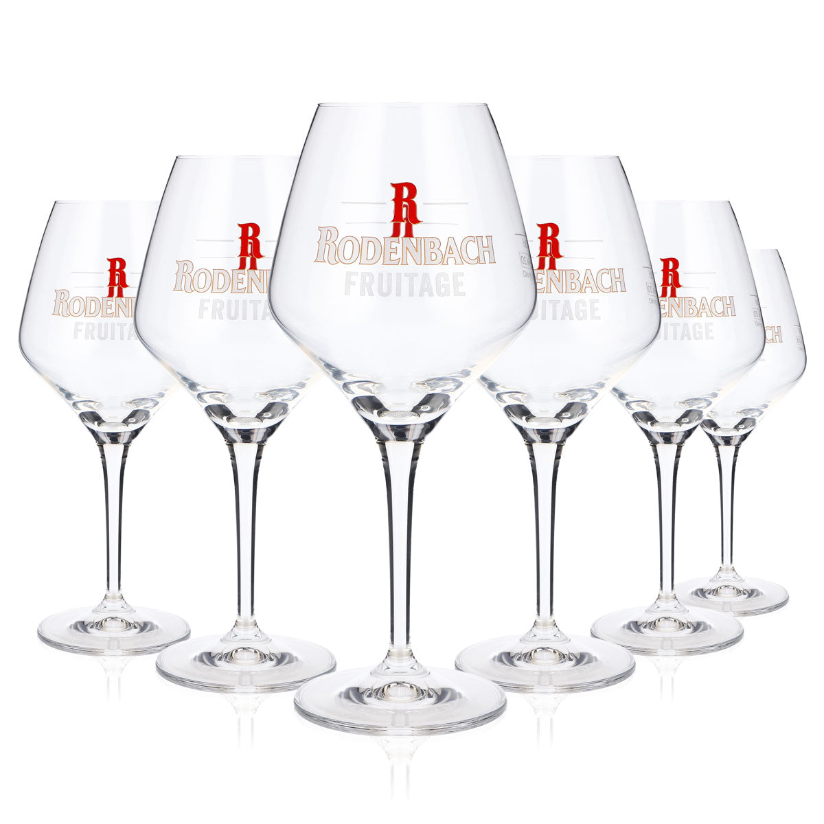 6x Rodenbach Beer Glass 0.25l Balloon Glass Beer Glasses Sommelier Glass "Fruitage" – View 6