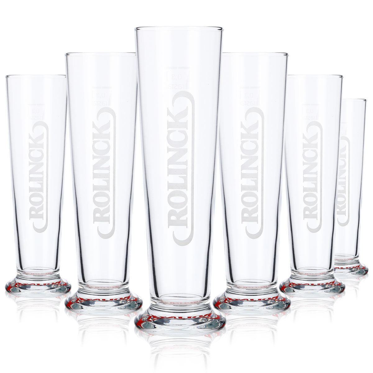 6x Rolinck Beer Glass Beer Glasses 0.3l Mug/Cup Rastal Bar – View 5