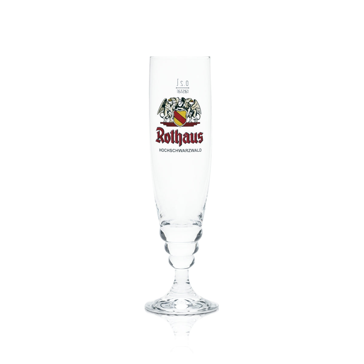 6x Rothaus beer glass 0.2l eldes trophy glass pilsner glass set calibrated for catering – View 2