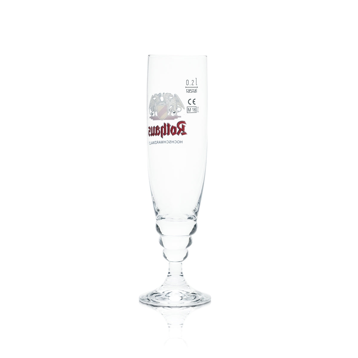 6x Rothaus beer glass 0.2l eldes trophy glass pilsner glass set calibrated for catering – View 3