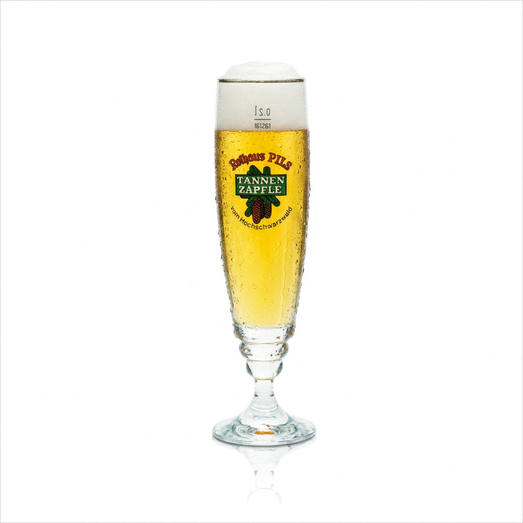 6x Rothaus Glass 0.2l Exclusive Tannenzäpfle Beer Trophy Glass Set State Brewery Baden – View 2