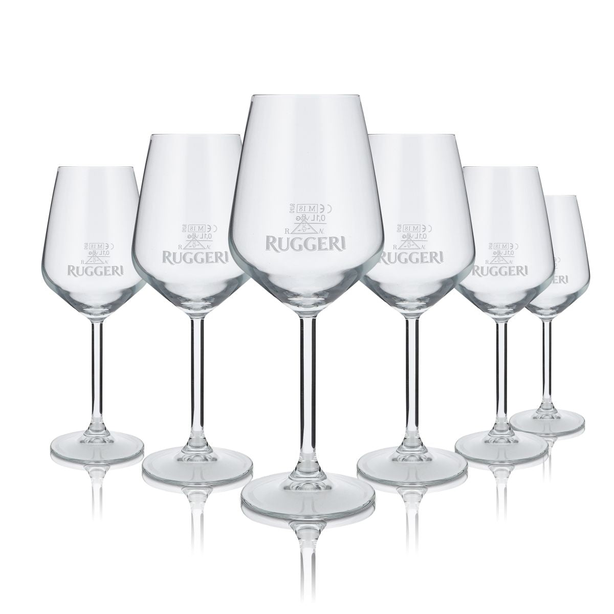 6x Ruggeri glass 0.35l Prosecco sparkling wine champagne aperitif wine glass VDG Paris 35
